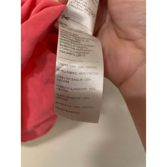 Even & Odd Crop Tank Top Pink Women's Size Medium Spaghetti Strap Y2K Boho I9 - Picture 5 of 5